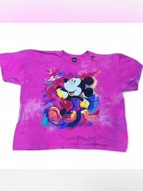 Vintage Distressed
90s Mickey Mouse Shirt XL Oversized Boxy Graphic Tee